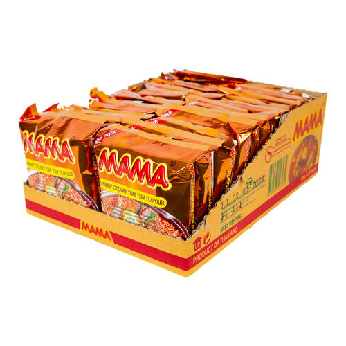 MAMA Oriental Style Instant Noodles Tom Yum Shrimp Flavour 90g (22 pcs)