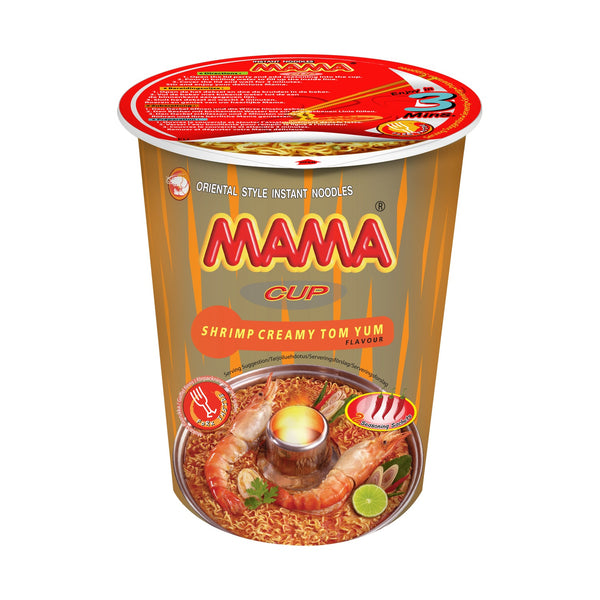 MAMA topsis Idamaised kreemjad Tom Yum krevetimaitselised nuudlid (8 tk)