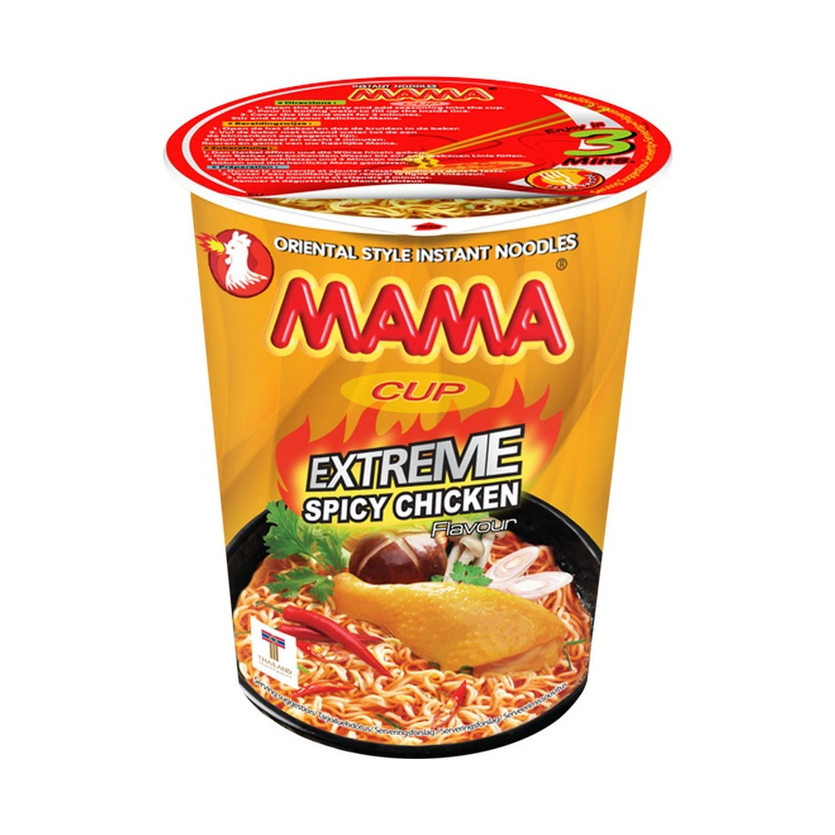 MAMA topsis Idamaised eriti vürtsikad kanamaitselised nuudlid (8 tk)