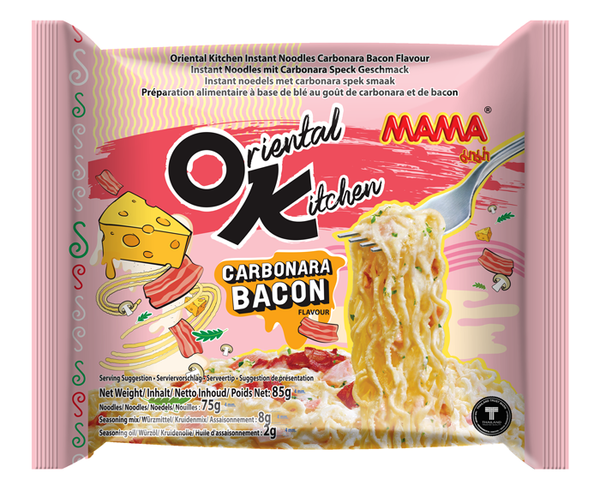 MAMA Oriental Kitchen peekonimaitselised nuudlid 85g (22 tk)